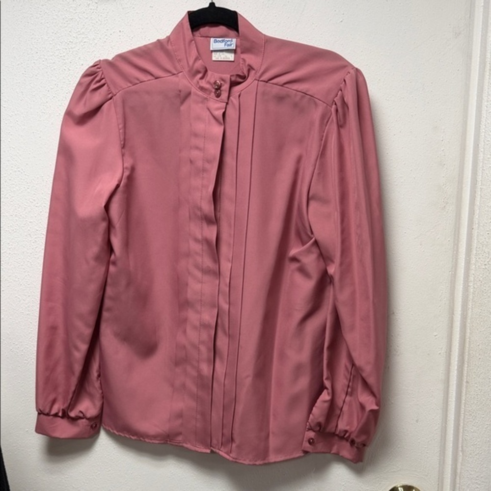 Vintage pink blouse by Bedford Fair.